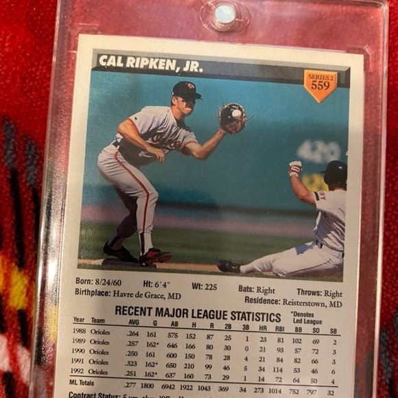 Cal Ripken Sr. an Cal Jr. 4 Card Autograpg Lot,HOF - Picture 6 of 9